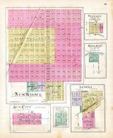 New Kiowa, Sun City, Morse, Lenexa, Stanley, Holliday, Kansas State Atlas 1887